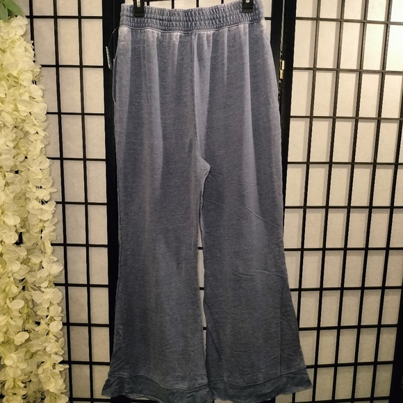 Free People Cozy Lounge Pants Dark Sapphire Size Medium - Picture 4 of 6